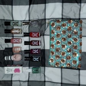 3 for $20! Tarte makeup bag and assorted nail polish